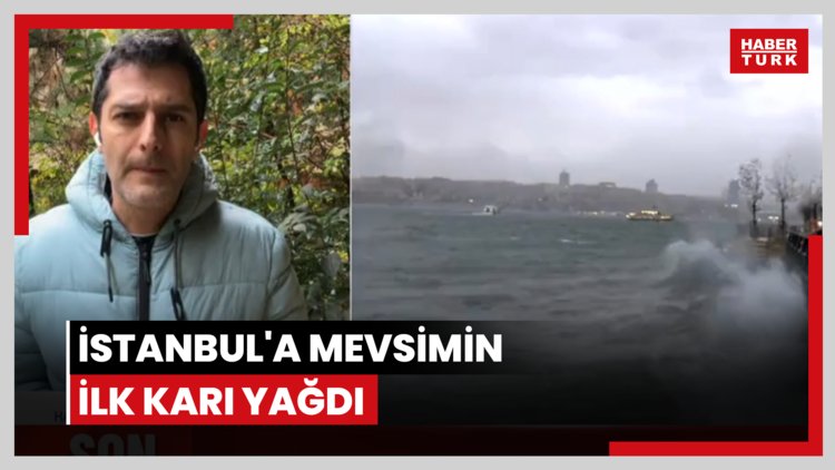 İstanbul'a mevsimin ilk karı yağdı