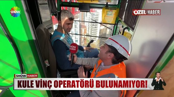 Vinç operatörü olmak zor mu? 