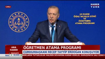 Cumhurbaşkanı Erdoğan'dan açıklamalar