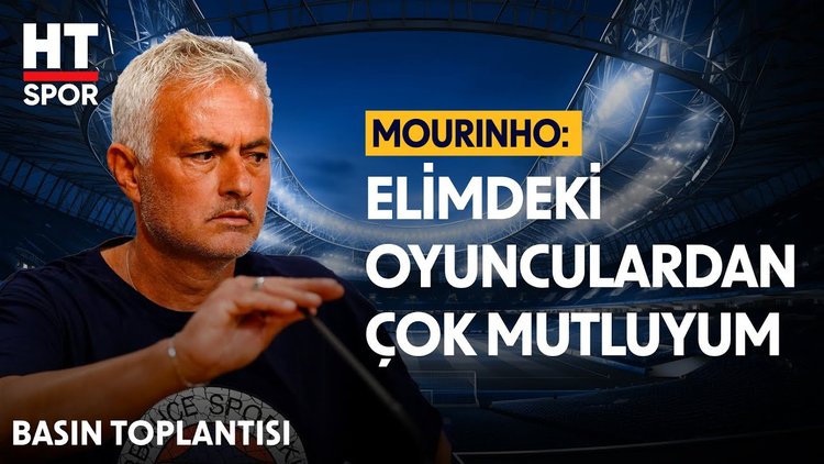 Kayserispor maçı sonrasında Mourinho basın açıklamasında bulundu - Basın Toplantısı