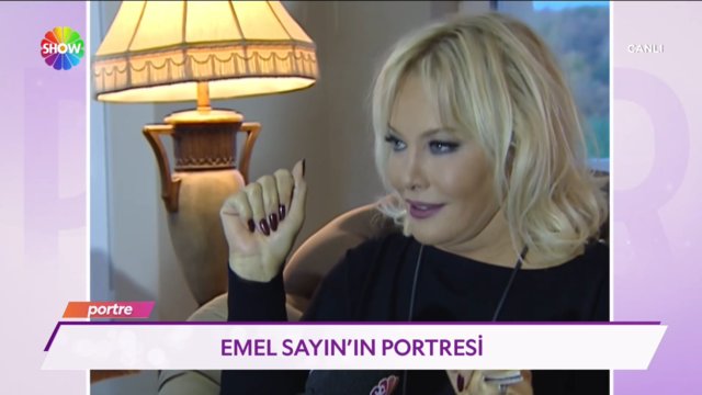 Emel Sayın'ın portresi!