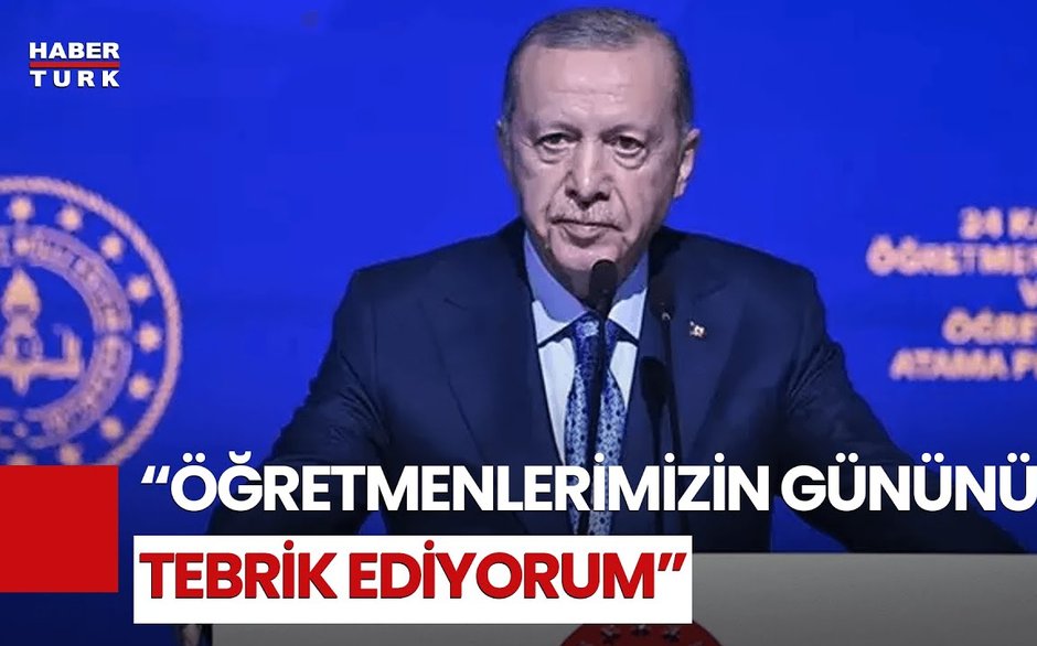 Cumhurbaşkanı Erdoğan'dan Öğretmenler Günü Mesajı