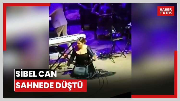 Sibel Can sahnede düştü