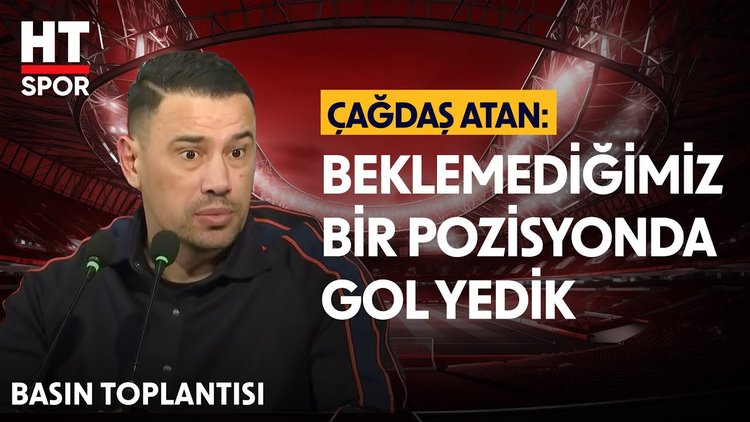 Başakşehir Teknik Direktörü Çağdaş Atan, maç sonrası açıklamalarda bulundu - Basın Toplantısı
