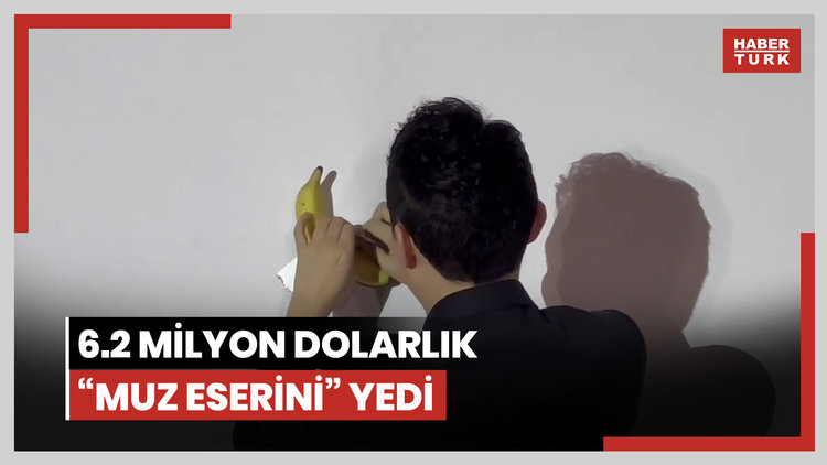 Çinli girişimci aldığı 6.2 milyon dolarlık "muz eserini" yedi