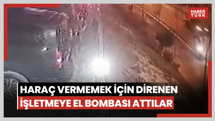 Arnavutköy'de haraç vermemek için direnen işletmeye el bombası attılar