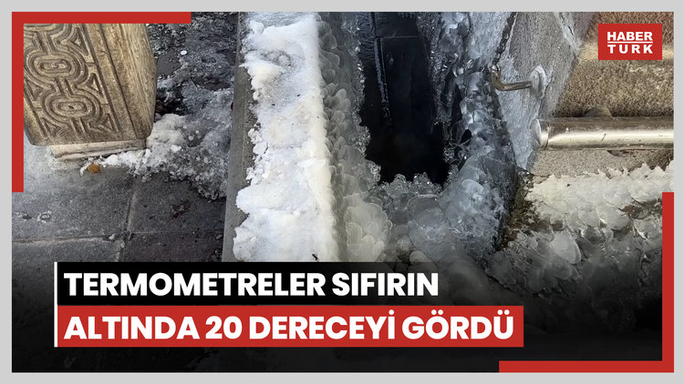 Termometreler sıfırın altında 20 dereceyi gördü