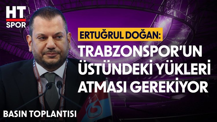 Trabzonspor Başkanı Ertuğrul Doğan açıklamalarda bulundu - Basın Toplantısı