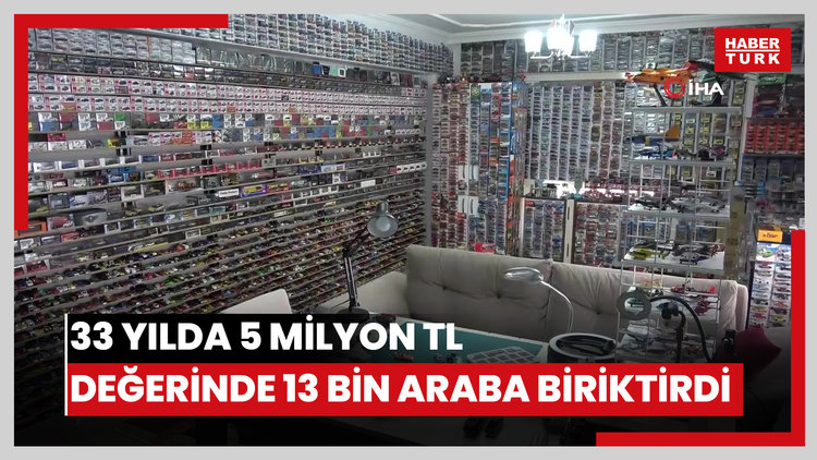 Sigara yerine minyatür araba aldı, 33 yılda 5 milyon TL değerinde 13 bin araba biriktirdi