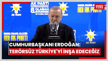 Cumhurbaşkanı Erdoğan: Terörsüz Türkiye'yi inşa edeceğiz