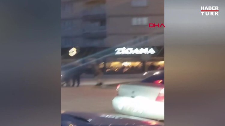 Yol verme tartışması kamerada