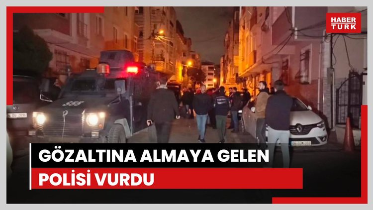 Gözaltına almaya gelen polisi vurdu