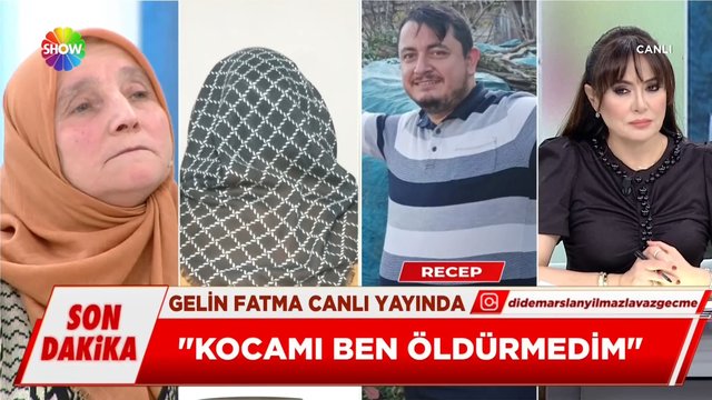 Suçlanan gelin Fatma canlı yayında!