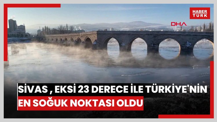 SİVAS Altınyayla, eksi 23 derece ile Türkiye'nin en soğuk noktası oldu