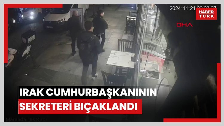 Fatih'te Irak Cumhurbaşkanının sekreteri bıçaklandı