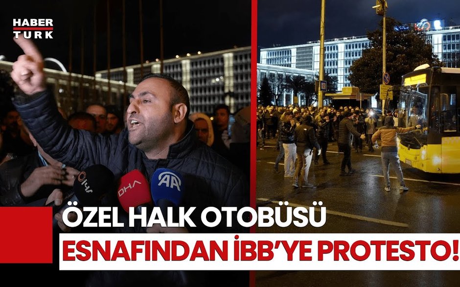 Özel Halk Otobüsü Şoförlerinden Eylem: Gerekirse Kontak Kapatırız