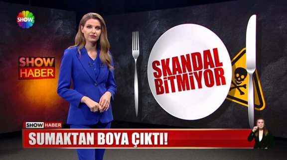 Sumaktan boya çıktı!