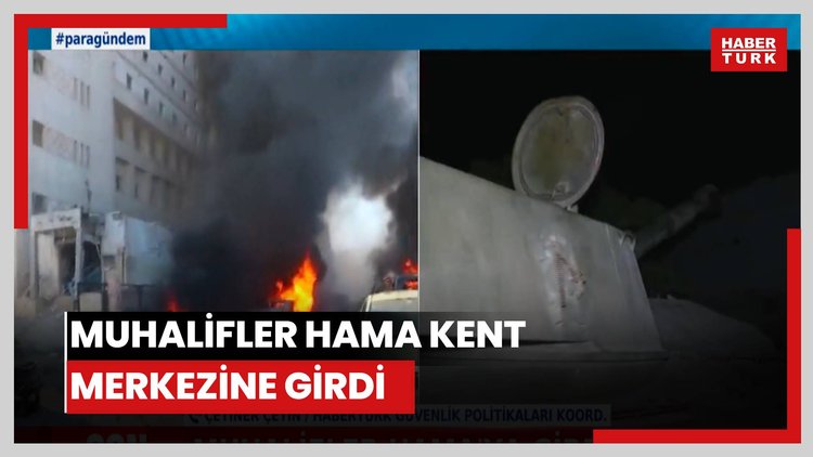 Muhalifler Hama kent merkezine girdi