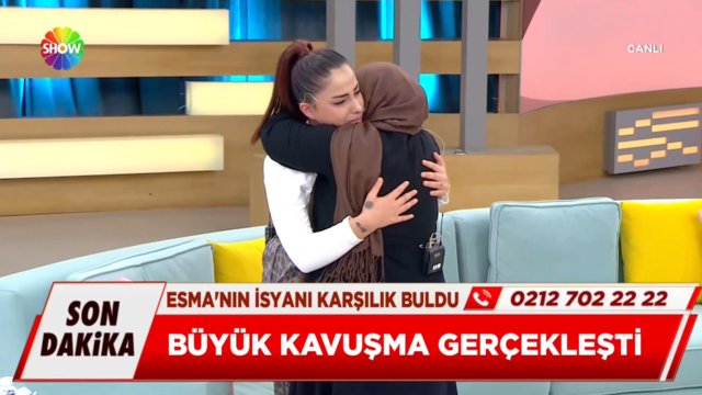 Esma ve annesinin büyük kavuşması!