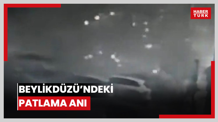 İstanbul Beylikdüzü'nde 1 kişinin öldüğü, 3 kişinin yaralandığı patlama anı kameraya yansıdı