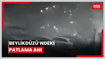 İstanbul Beylikdüzü'nde 1 kişinin öldüğü, 3 kişinin yaralandığı patlama anı kameraya yansıdı