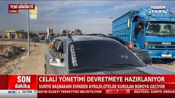 Suriyeliler kutlama için Şam yolunda