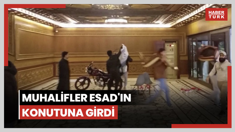 Muhalifler Esad'ın konutuna girdi