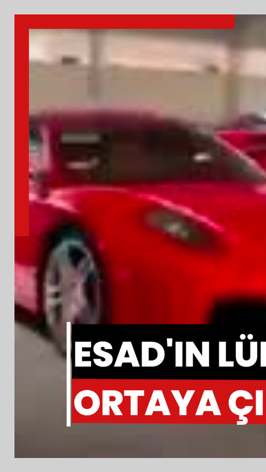 Esad'ın yıllardır sakladığı lüks garajı ortaya çıktı