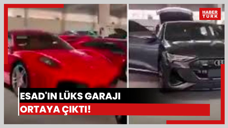 Esad'ın yıllardır sakladığı lüks garajı ortaya çıktı