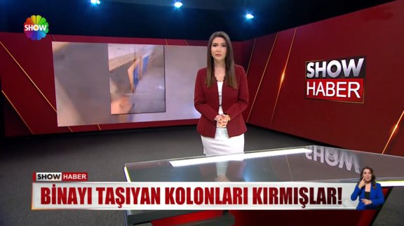 Binayı taşıyan kolonu koparmışlar!