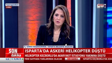 SON DAKİKA | Isparta'da askeri helikopter düştü