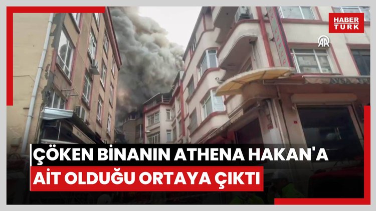 Fatih'te çökmenin yaşandığı binanın şarkıcı Athena Gökhan'a ait olduğu ortaya çıktı