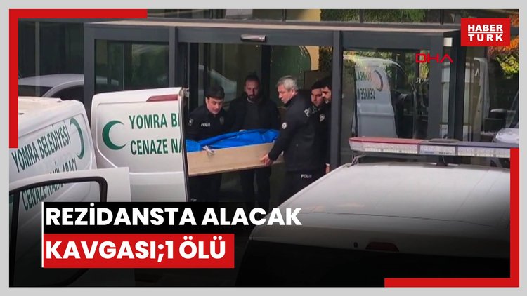 Rezidansta alacak kavgası; 1 ölü