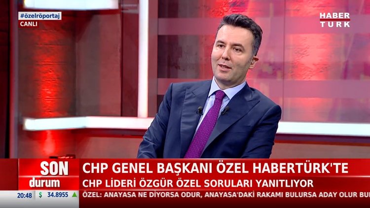 CHP Lideri Özgür Özel'den Habertürk'e açıklamalar