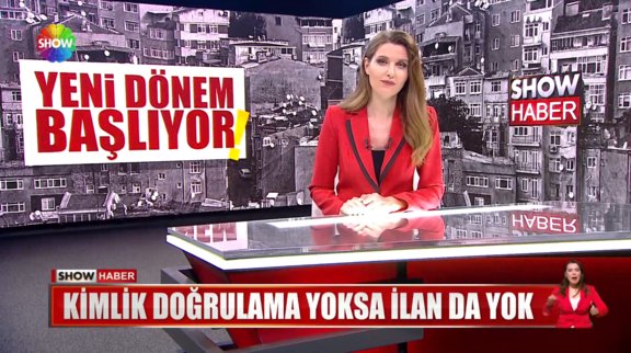 Kimlik doğrulama yoksa ilan da yok!