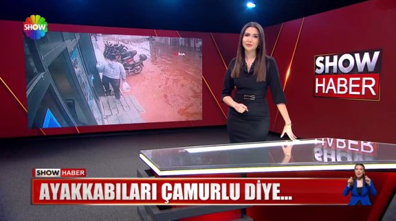 Ayakkabıları çamurlu diye...