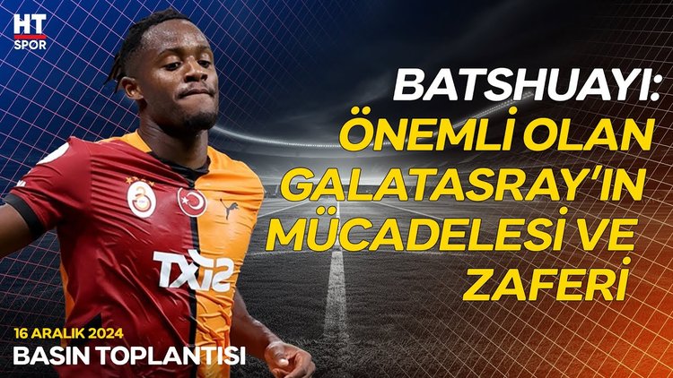 Batshuayi, Trabzonspor maçı sonrası açıklamalarda bulundu - Basın Toplantısı