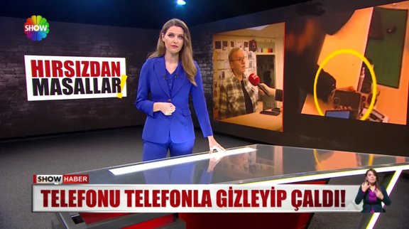 Telefonu telefonla gizleyip çaldı!