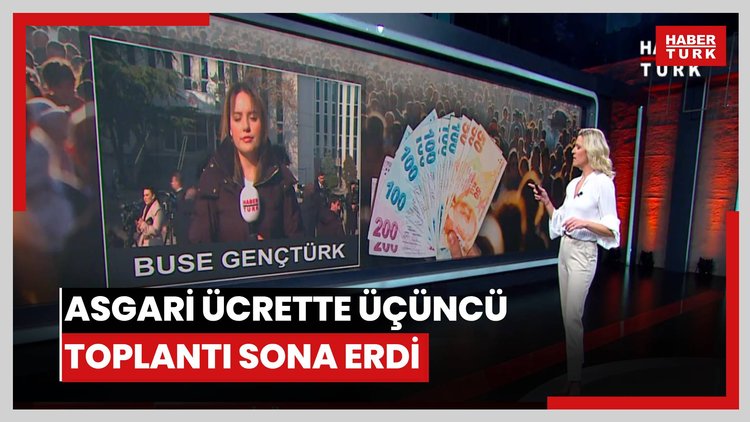 Asgari ücrette üçüncü toplantı sona erdi