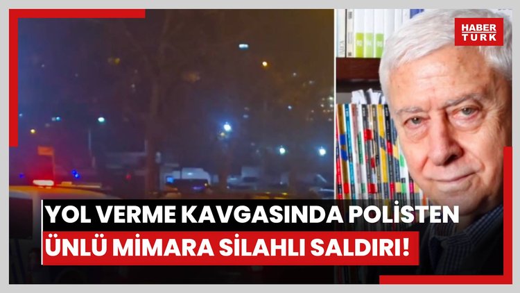 Yol verme kavgasında polisten ünlü mimara silahlı saldırı!