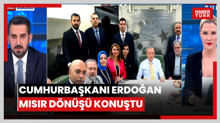 Cumhurbaşkanı Erdoğan Mısır dönüşü konuştu