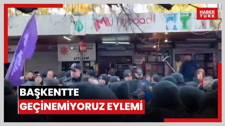 Başkentte 'geçinemiyoruz' eylemi