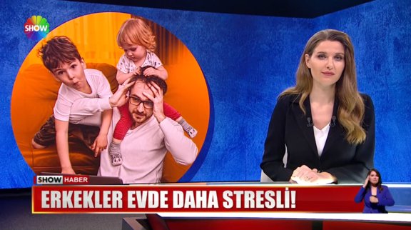 Erkekler evde daha stresli!