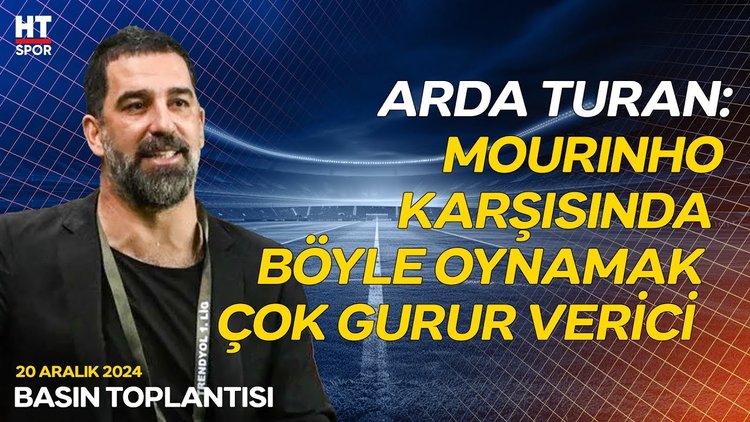 "Oyuncularımla gurur duyuyorum" - Basın Toplantısı