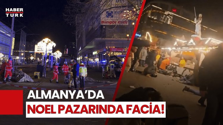 SON DAKİKA: Almanya&#039;da Noel Pazarına Araçla Saldırı: Çok Sayıda Ölü Ve Yaralı Var