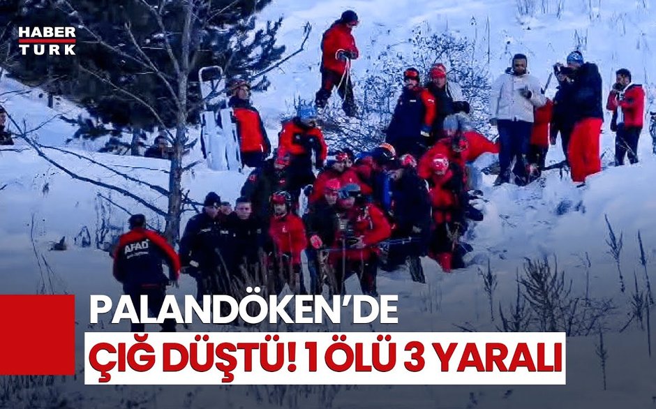 Son Dakika! Erzurum Palandöken Kayak Merkezi’nde Çığ Meydana Geldi!