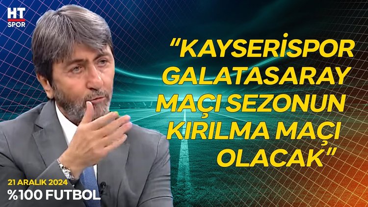 Rıdvan Dilmen, zirve yarışını ve hakem hatalarını değerlendirdi - %100 Futbol