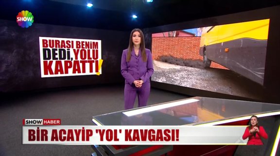 'Tapusu bende' dedi, yolu kapattı!