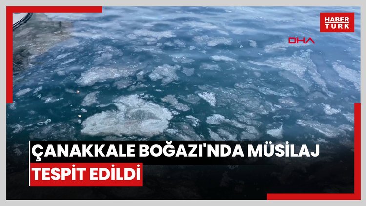 Çanakkale Boğazı'nda müsilaj tespit edildi