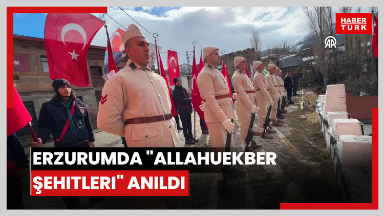 Erzurumda "Allahuekber Şehitleri" anıldı